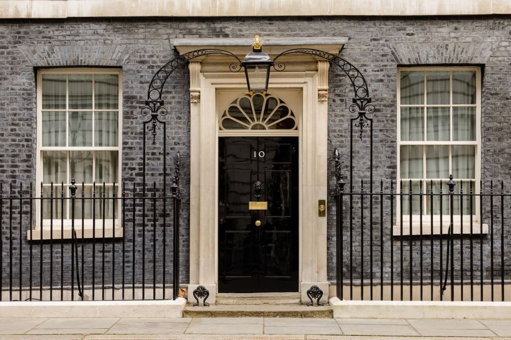 The world's cameras will be on the famous door of 10 Downing Street on Friday (Alamy)