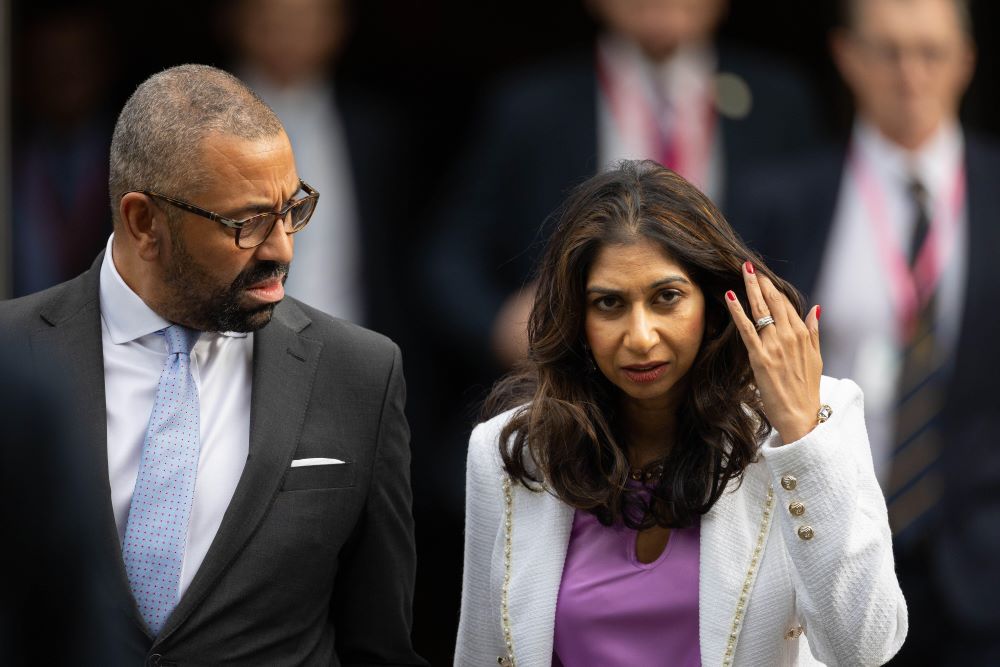 Conservative MP James Cleverly and Suella Braverman (Alamy)