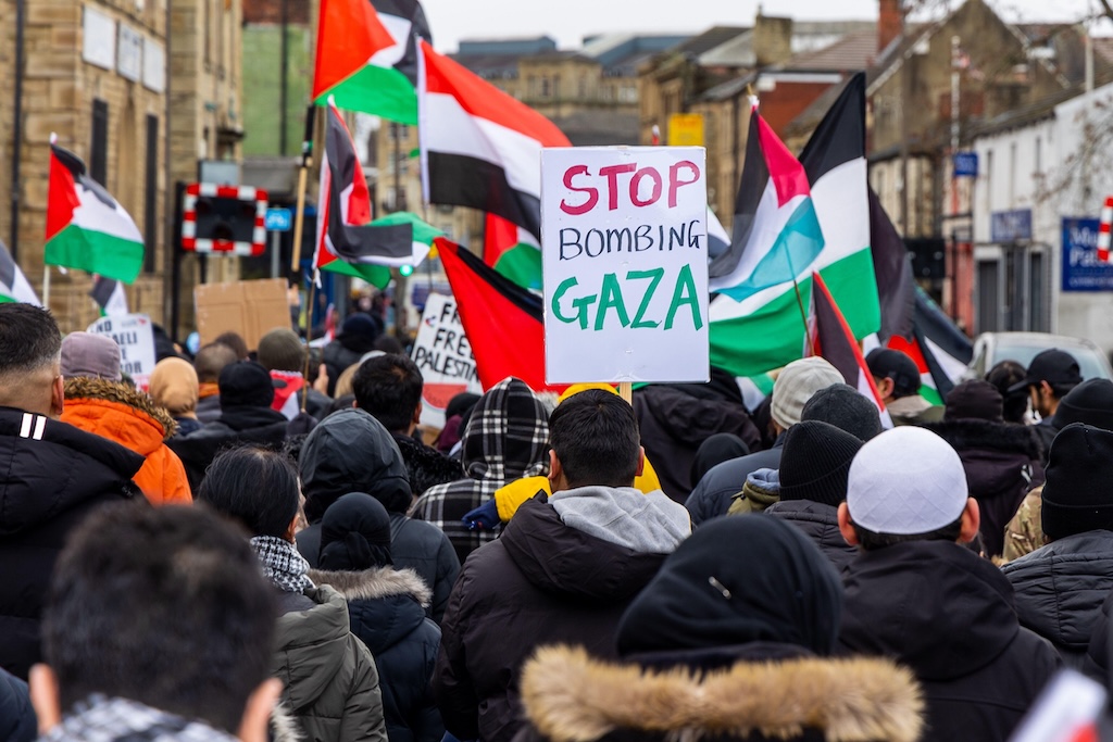 Yorkshire march for Gaza