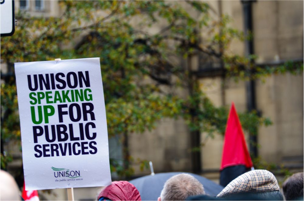 Unison protesters (Alamy)