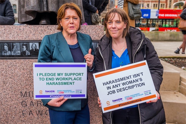 Maria Miller and Jess Phillips