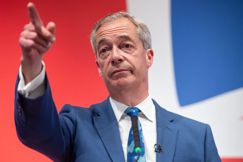 London, England, UK. 3rd June, 2024. NIGEL FARAGE