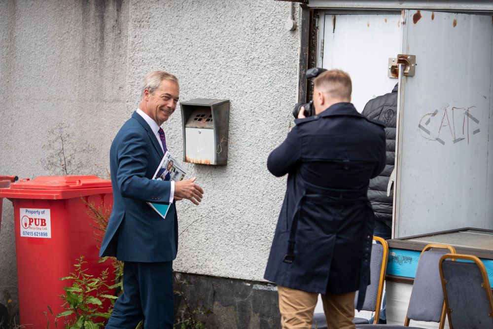 Farage in Wales