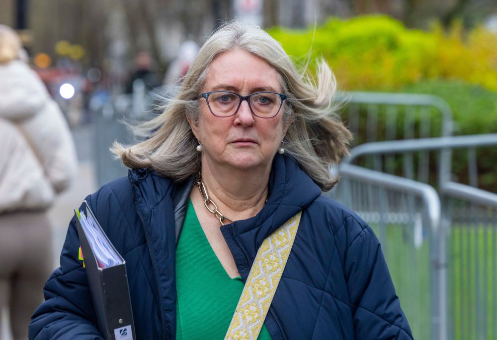 Jacqui Smith in Westminster