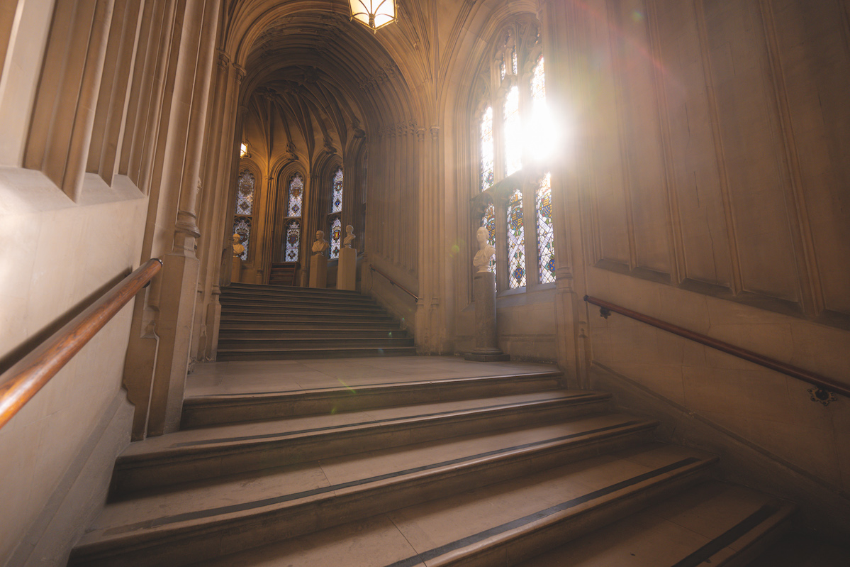 Stairs within the Palace of Westminster