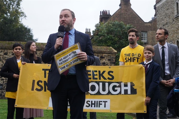 Ian Murray speaking at event