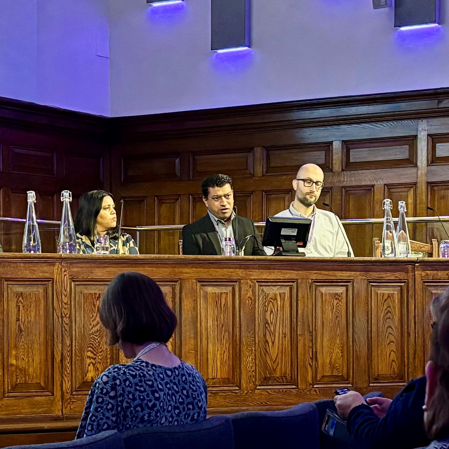 Vikash Dodhia addresses attendees at the Cancer Care Conference