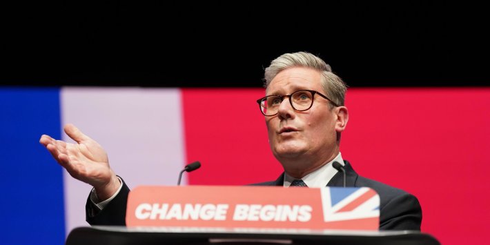 Prime Minister Keir Starmer during his speech to party conference (Alamy)